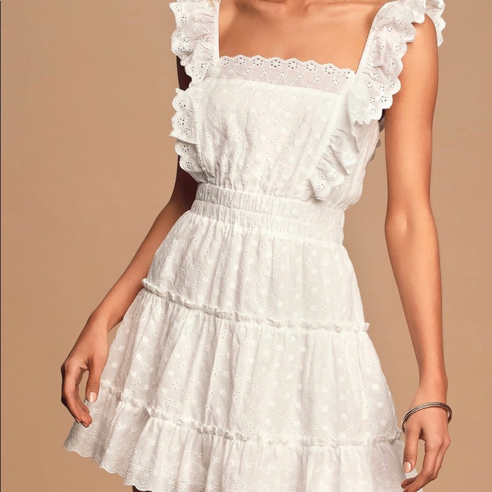 LULU white dress NEVER WORN